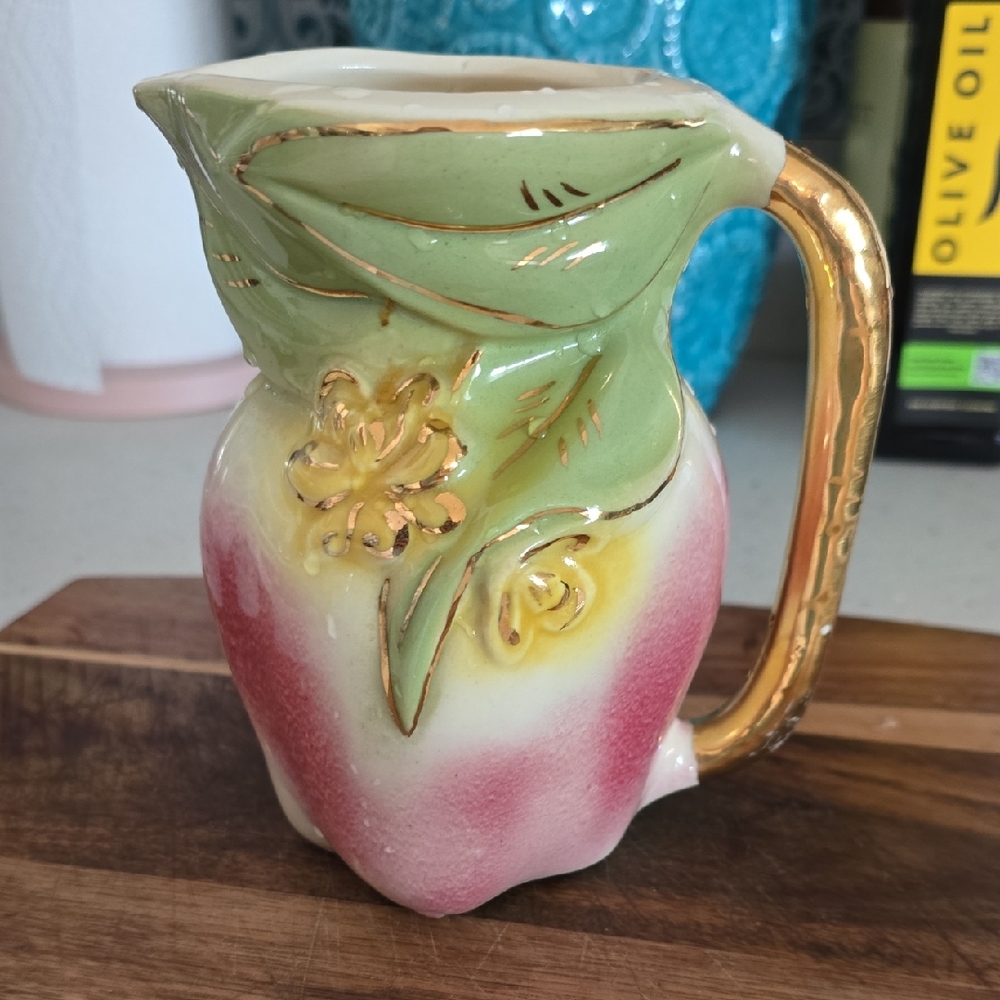 Vintage MCM USA Pottery Pitcher